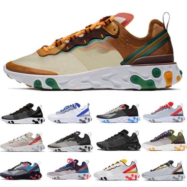 

epic react ispa gunsmoke summit white blue void womens running shoes react element 55 react 87 solar royal red black mens trainers sneakers, White;red