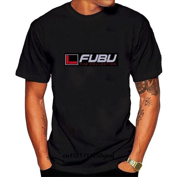 

men t shirt fubu logo printed graphic fashion black size s-4xl t-shirt women, White;black