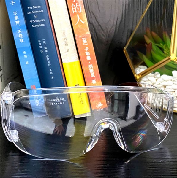 

protective glasses anti virus anti-fog anti windproof anti dust saliva transparent experiment riding goggles eye mask protection industrial