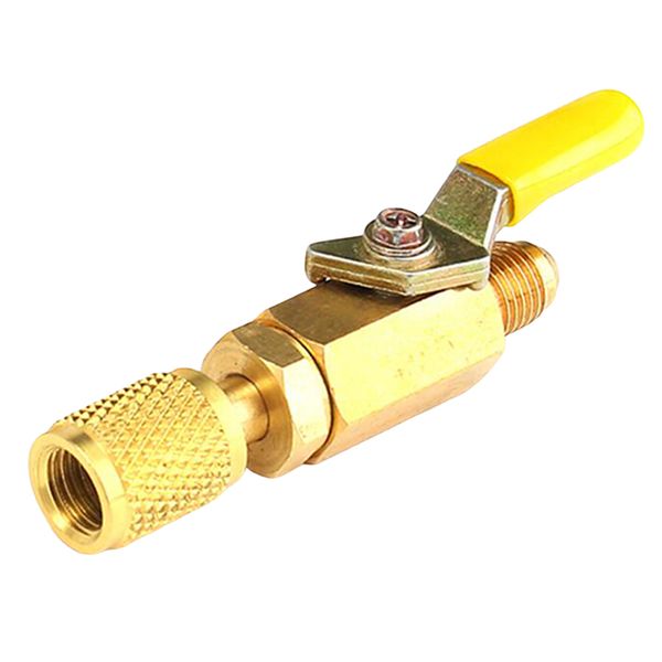 

1x r410a r134a air-conditioning inflatable hose straight ball valve