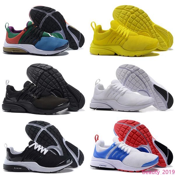 

presto 5 br qs breathe triple black white yellow mens shoes sneakers women running shoes for men sports shoe mens designer shoes