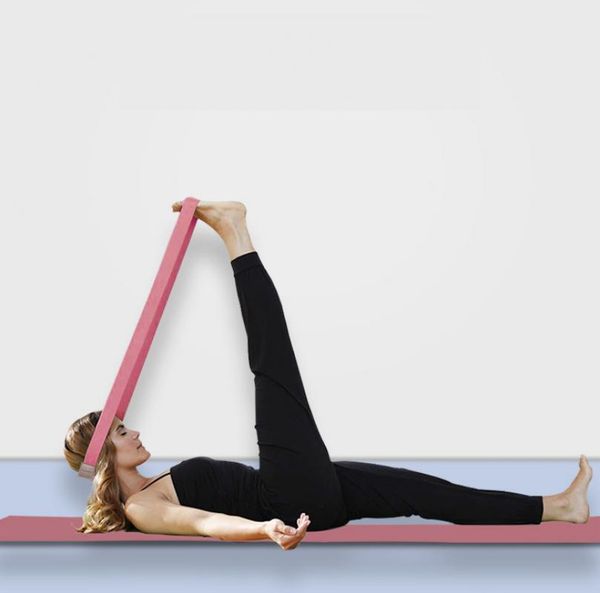 

resistance bands light pink/blue/grey cotton yoga belts gym rope figure waist leg fitness band