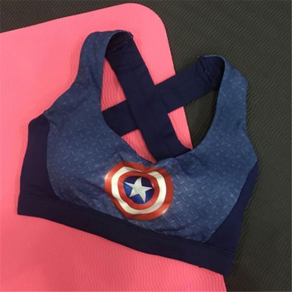 

fitness sports bra women 3d print breathable yoga running sport bra sujetador deportivo, Red;black