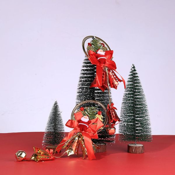 

2019 год нового года с рождеством праздничного санта белл творческого кулон дерево белл украшение для дома новогодних украшений