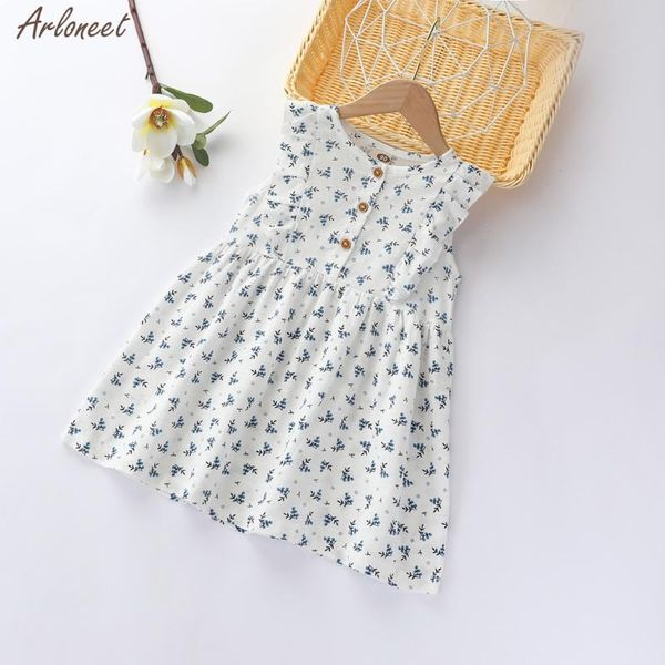 

summer girls dress toddler kids baby girls leaves print princess dresses sundress outfits clothes new dress fashion 2020, Red;yellow