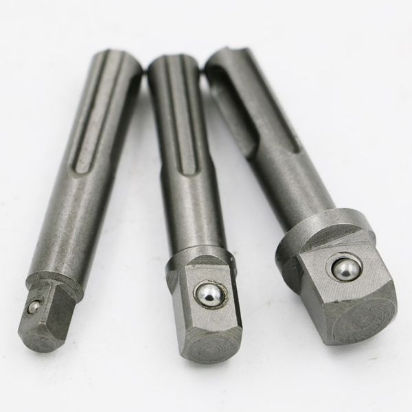

3pcs 1/4" 3/8" 1/2"socket sds drill chuck nut driver adapter power extension socket driver tool for hammer impact power drill