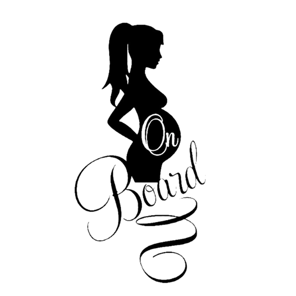 

16*8cm art pregnant mom on board car be different car accessories motorcycle helmet car styling