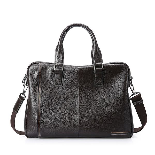 

men briefcase bag leather men office bags for genuine leather lapmaletines hombre trabajo