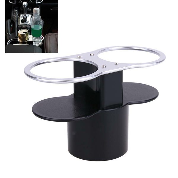 

cup beverage coffee water bottle auto truck bottle mount save space universal car seat 2 holes drinks holder