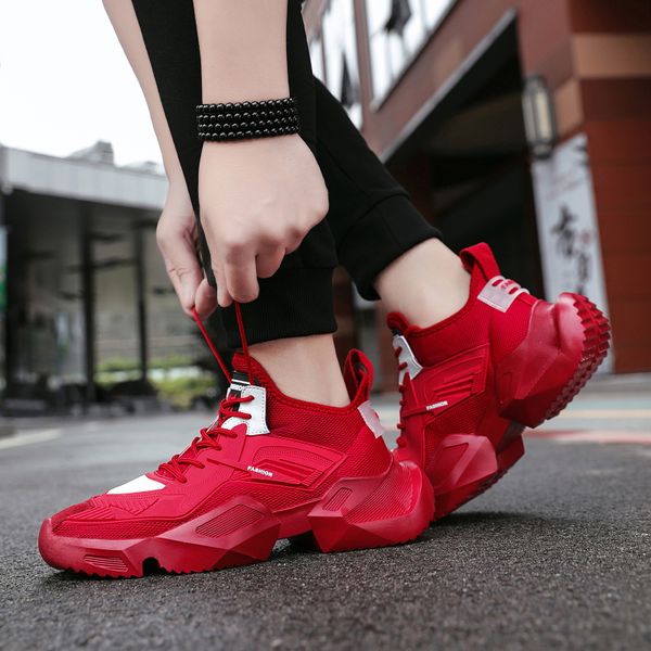 

2019 new arrivals stlylish men sneakers jogging shoes for men comfortable strainers jogging walking shoes zapatos de hombre man, Black