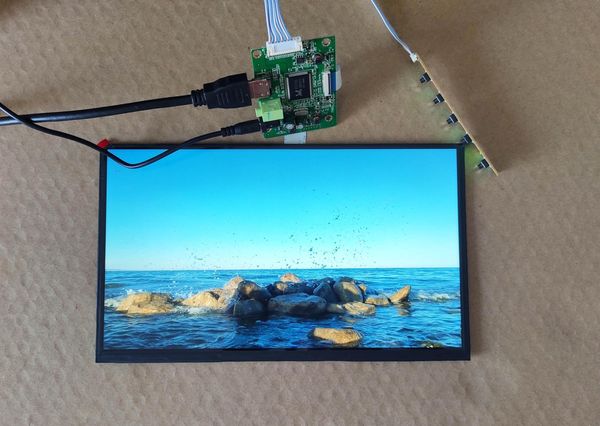 

11.6 inch display kit usb 5v 1920*1080p high brightness 600ccd sharp lcd screen mult fngers touch support win7 8 10 raspberry pi car