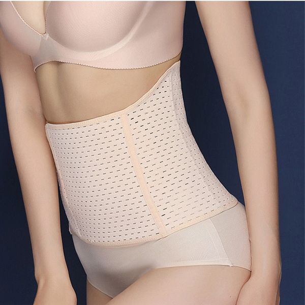 

shaper hollow tummy out breathable stomach slimming belt body shaper adjustable postpartum abdominal girdles for women shapewear