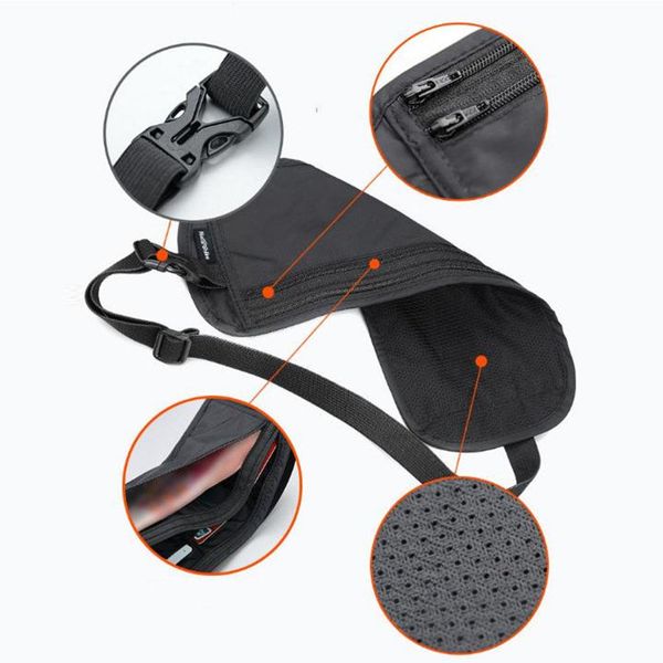 

hobbylane outdoor invisible waist package close fitting running wallet bag