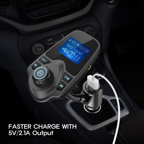 

2019 multifunction km18 car kit wireless bluetooth fm transmitter mp3 player charger radio adapter car auto vintage radio h0128