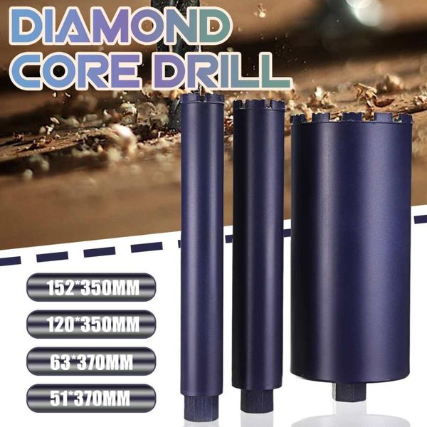 

diamond core drill bit 152/120/63/51mm drilling tool wall concrete drilling machine perforator masonry water wet marble granite