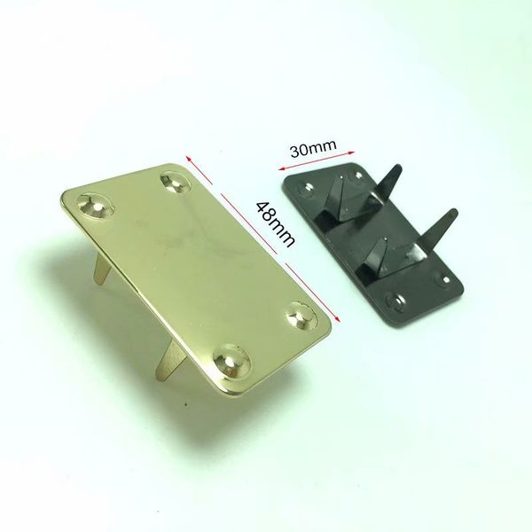 

3.7cm / 4.8 cm custom engraved name plate gold, Black