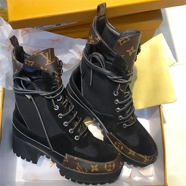 

Laureate platform de ert boot de igner women hoe luxury branded ladie martin boot leather over ize ankle bootie chunky heel hiking boot