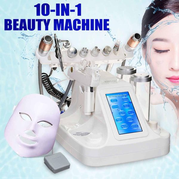 

10 in 1 oxygen water jet hydro diamond peeling microdermabrasion hydra dermabrasion rf bio-lifting spa facial machine