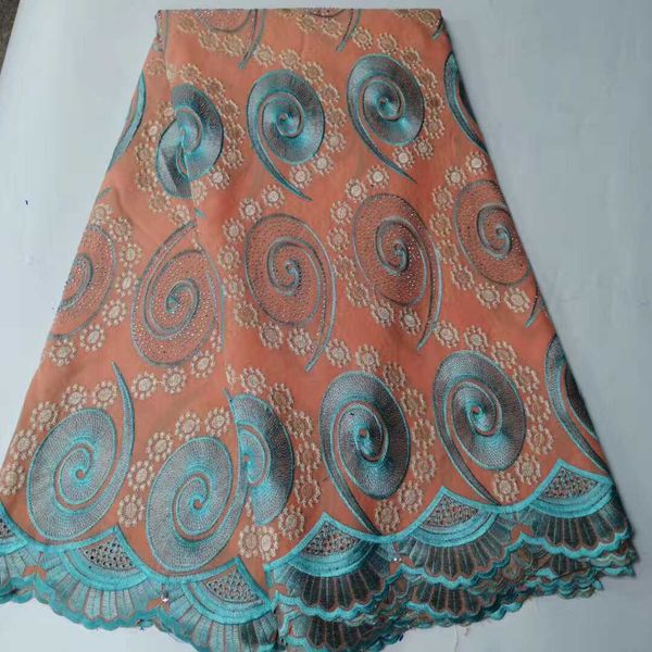 

swiss voile lace fabric 2020 net lace selling african dress for wedding cotton party dress kpl9811a, Pink;blue
