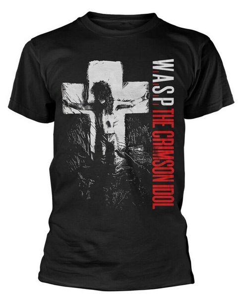 

wasp the crimson idol t-shirt - new official, White;black
