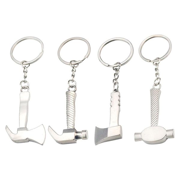 

car tool mini creative hammer ax key chain tool key ring keychain new design nice gift