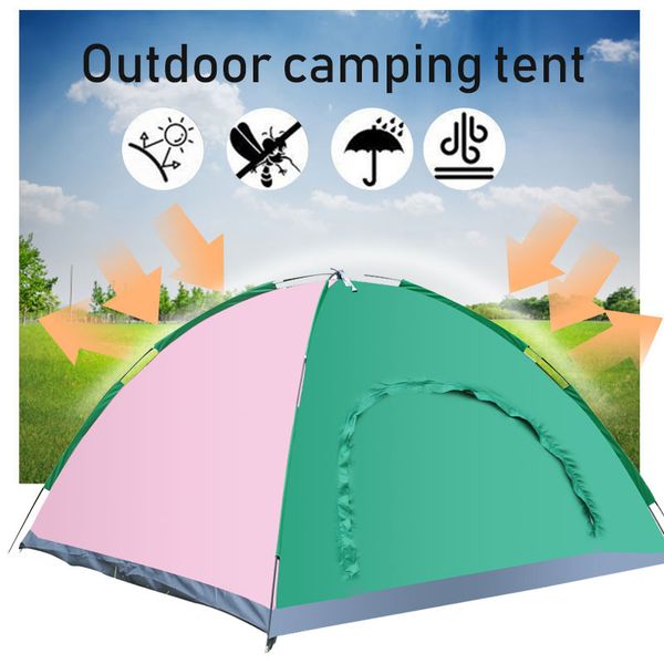 

durable tent travel pyramid tent camping hiking bedding outdoors for 1-5 people oxford cloth folding hanging bed