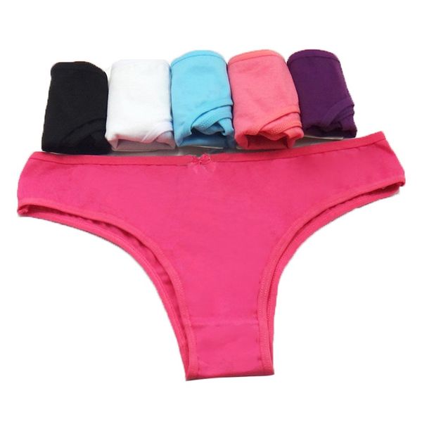 

5 pcs/set women underwear cotton everyday ladies panties briefs intimates lingerie knickers ropa interior femenina -xl, Black;pink