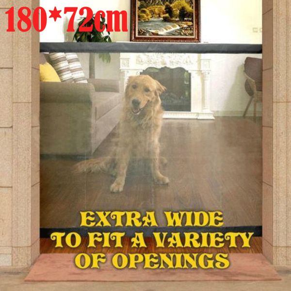 

2019 magic-gate dog pet fences portable folding safe guard indoor and outdoor protection safety magic gate for dogs cat pet hot