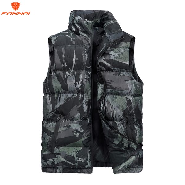 

vest men new stylish 2019 autumn warm sleeveless jacket men winter waistcoat men's vest fashion casual coats ' plus size, Black;white