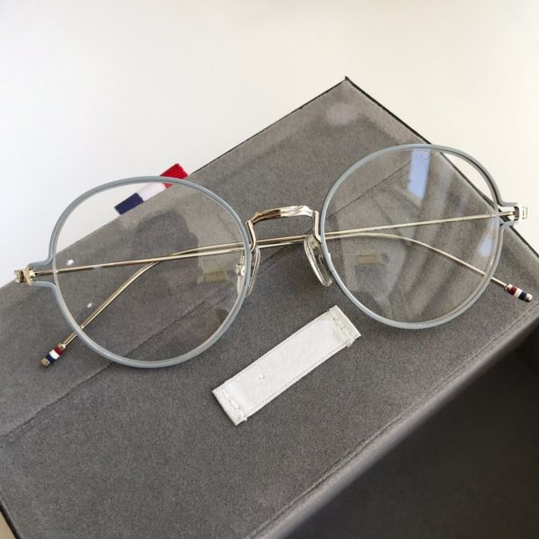 

915 glasses frame clear lense johnny depp glasses myopia eyeglasses retro oculos de grau men and women myopia eyeglasses frames, Silver