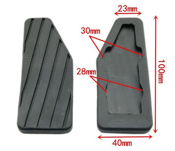 

refueling pedal rubber pad for byd foot pedals non-slip mat quality