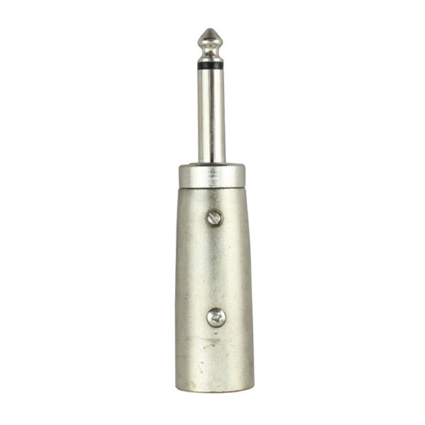 

3 pin xlr male to 6.35mm trs male adapter converter for microphone