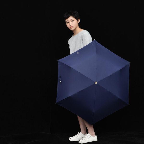 

tiohoh rain umbrella women windproof ultra-light folding umbrellas anti-uv sun protection parasol 190t clear umbrella upf50
