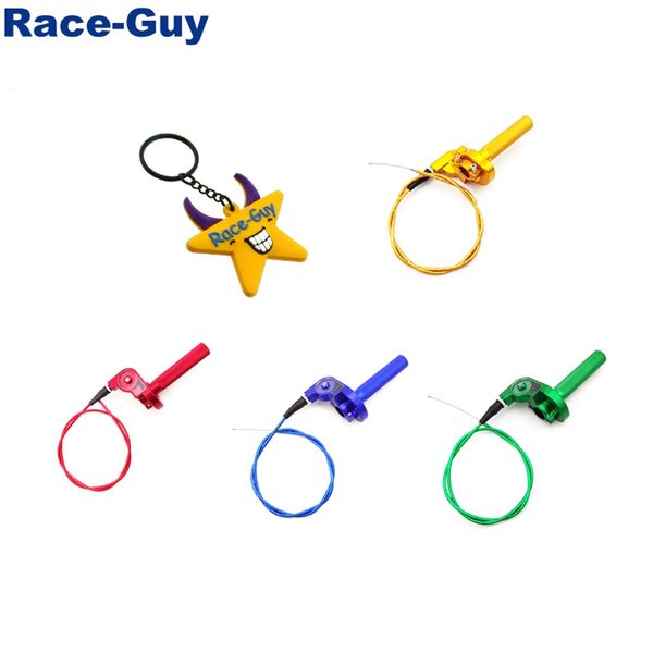 

alloy twist throttle cable handle assembly for xr50 crf50 klx110r ssr pro thumpstar motocross pit dirt trail bike