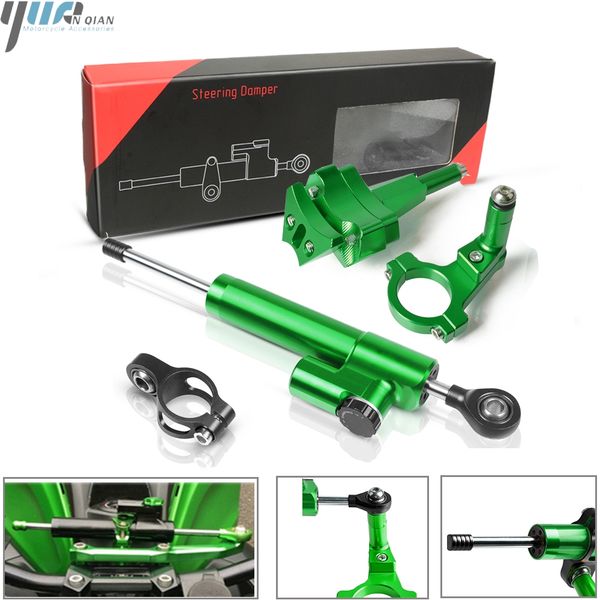 

for ninja 400 2018-2019 cnc motorcycle accessories steering stabilize damper bracket mount motorbike damper steering