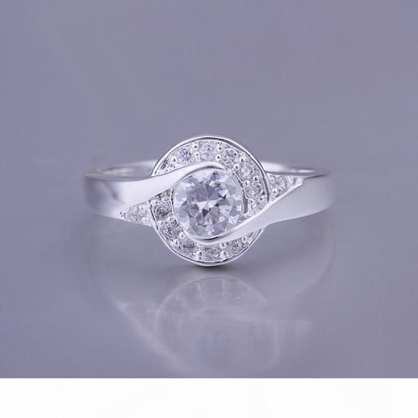 

high grade women's gemstone sterling silver ring 10 pieces mixed style,wholesale fashion 925 silver ring gtr17 factory direct, Golden;silver