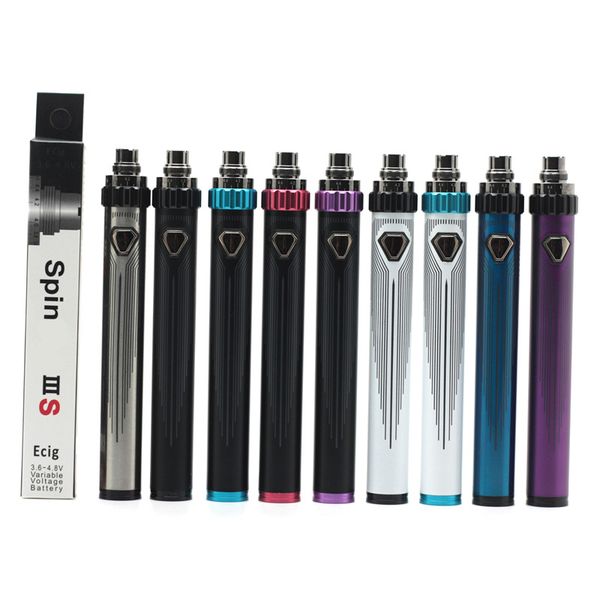 

Vision Spin 3s аккумулятор ESAM-T аккумулятор III испаритель Vape 510 резьба 1600mAh переменное напряжение USB регулируемые батареи электронная сигарета