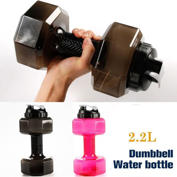 

dumbbell kettle outdoor kettle business trip drinking cup travel petg 2 color weightlifting health camping hiking