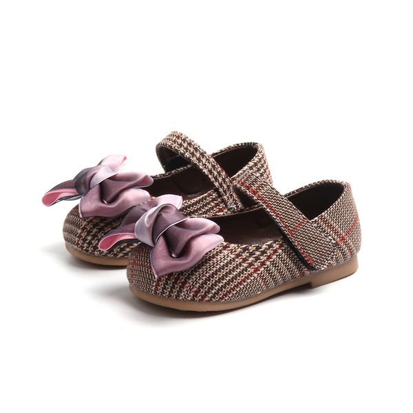 

infant baby girls single shoes girls bow princess sweet soft bottom toddler shoes