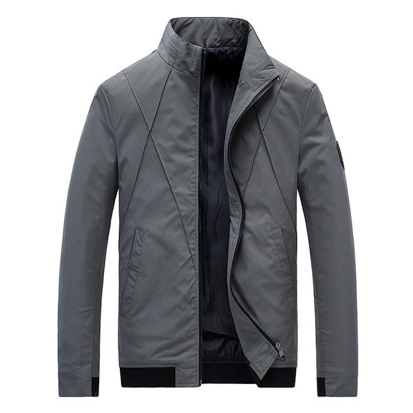

men's jackets mens coats 2021 spring autumn male fashion casual army pattern jacket coat for men windproof solid color sportswear, Black;brown