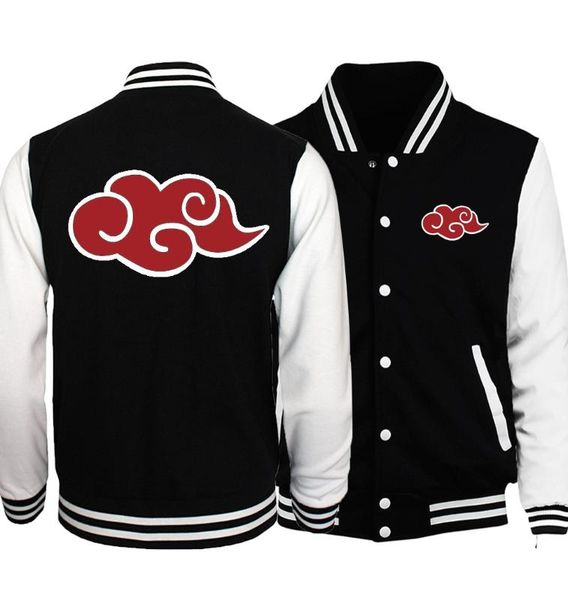 

2017 spring naruto uzumaki coat men casual loose fit baseball uniform jacket anime naruto jackets men plus size s-5xl, Black;brown