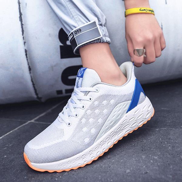 

cushioning men running shoes 2020 spring summer mesh breathable male sneakers comfortable outdoor athletic trainers