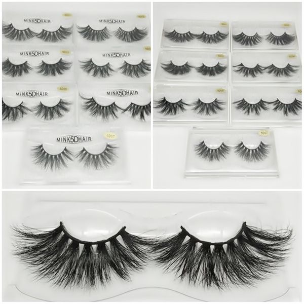 

new 25mm 3d mink eyelashes 6 styles false eyelashes natural long mink eye lashes eye makeup high volume soft eyelash7978254