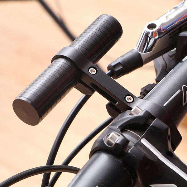 

cycling bike bicycle handlebar lamp bracket holder extension extender mount portable bike accessories suporte fixo