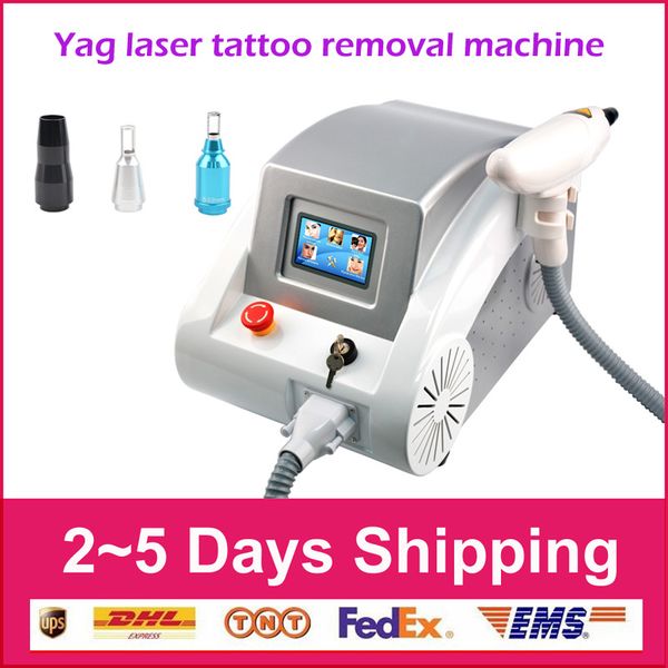 

new portable 2000mj 532nm 1064nm 1320nm tattoo pigments removal q switch nd yag laser beauty salon machine skin care, Black