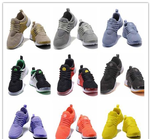 

2019 кроссовки presto мужчины женские ботинки беговые красный желтый черный три черные мужские кроссовки размер 5.5-11