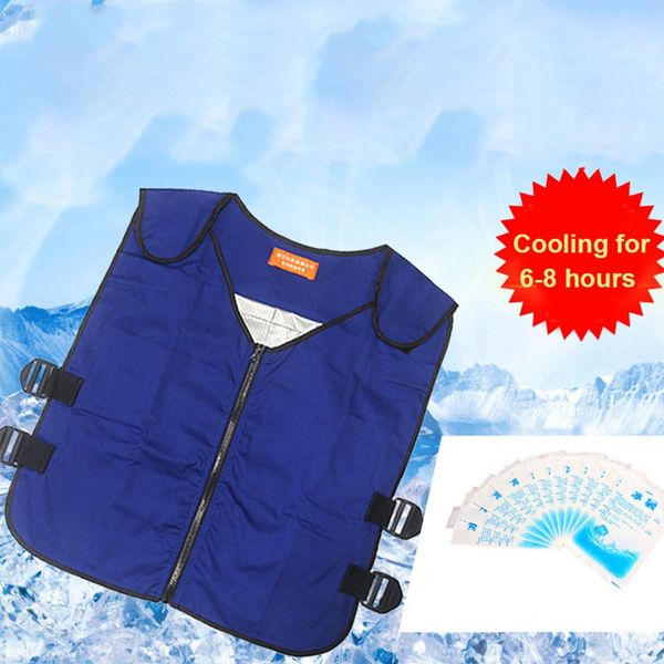 

outdoor cooling vest for cycling outdoor activity, Gray;blue