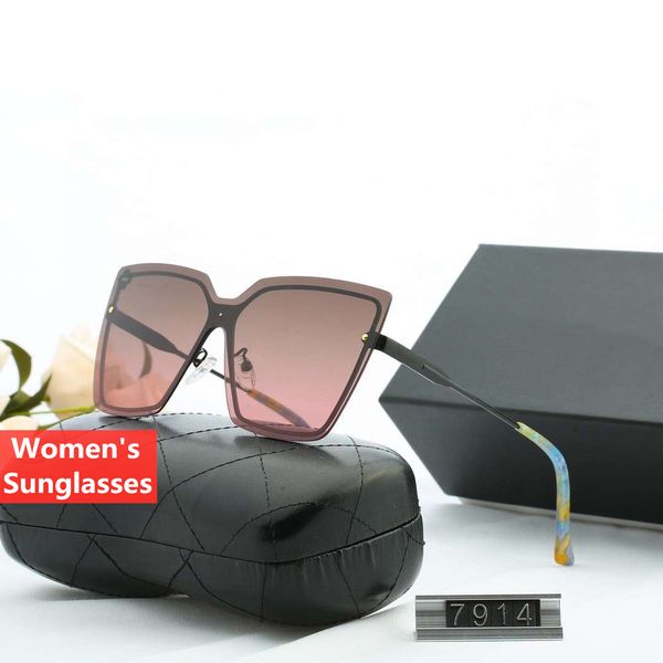 

summer womens sunglasses woman goggle sunglasses uv400 7914 5 color optional with box, White;black