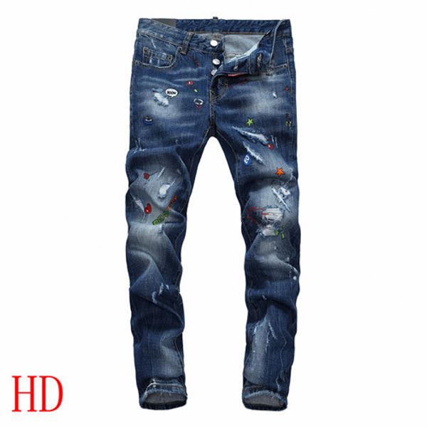 

2018 new real ps fashion men casual locomotive slilm casual jeans white color 28-38, Blue