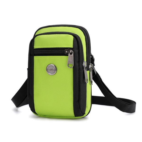

2019 new multi-function small bags single shoulder & crossbody bag men and women nylon mobile phone pouch waist bag hanging bag